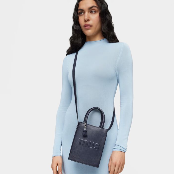 Mini Bolso Pop Azul Marino Tous Brenda   2