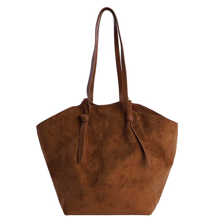 Bolso Shopper Suede Cuero   2