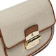 Furla Bolso Tesuto Natural Cognac   2