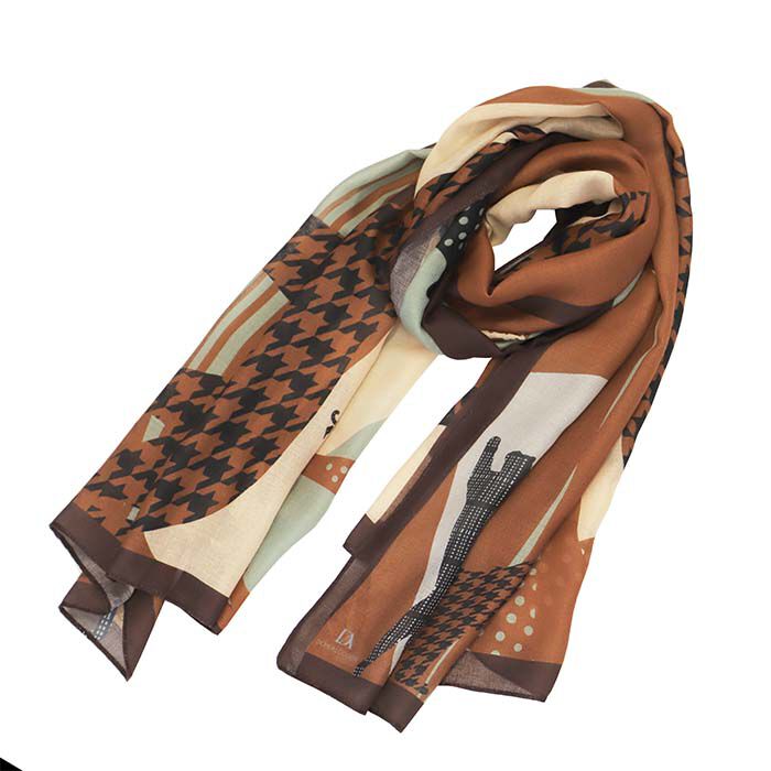 Pañuelo Multi Black Brown  T. Única-232975 0