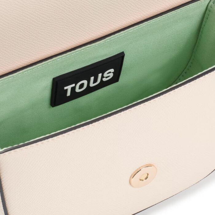 Mini Bandolera Medialuna Beige Tous Brenda   3