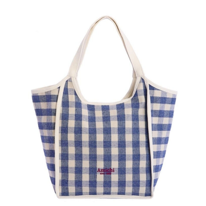 Bolso de Playa Estampado Azul   0