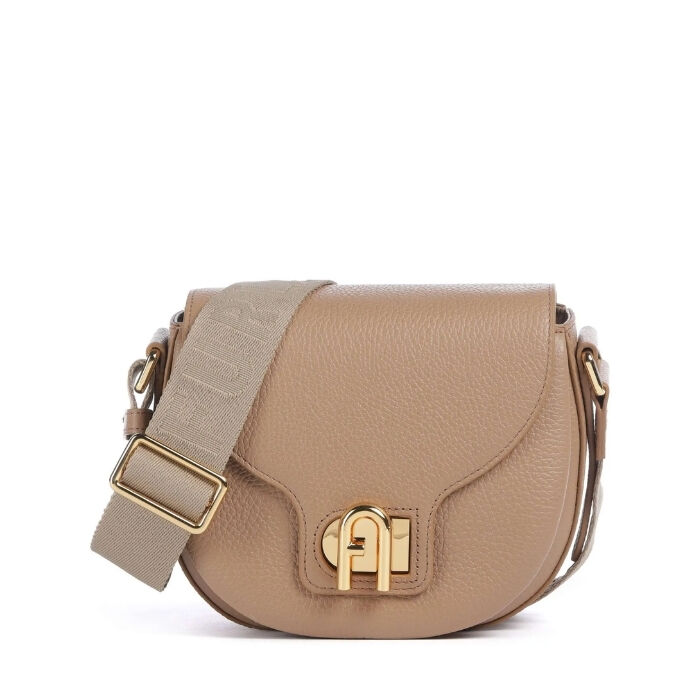 Furla Lotus Mini Bolso Bandolera Beige  