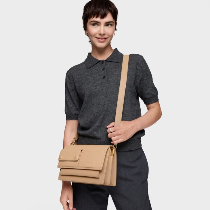 Bandolera Mediana Audree Pockets Arena   5