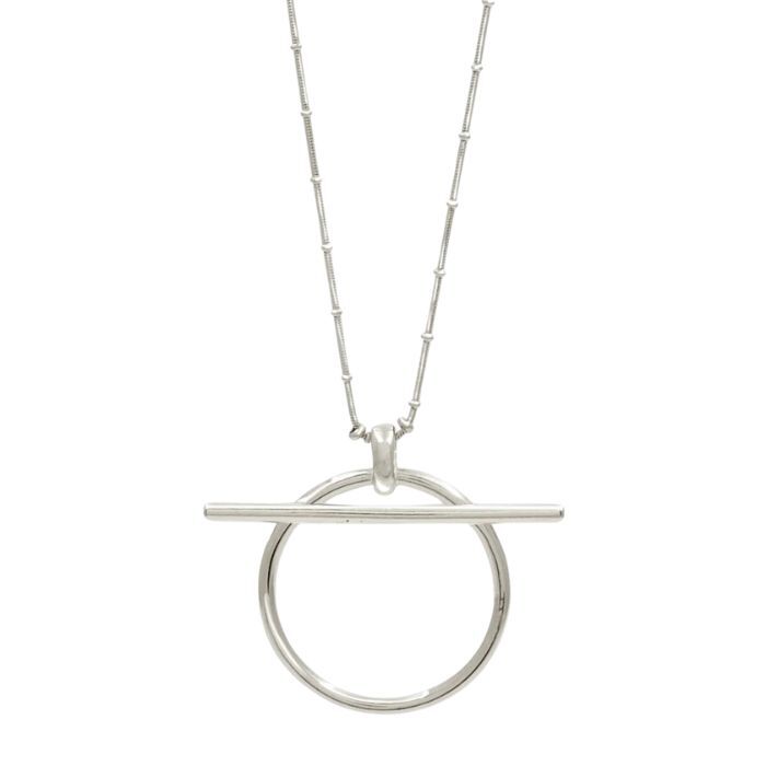 Collar Orígenes Slim Bolas Color Plata  