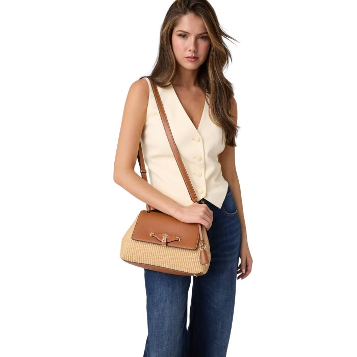 Bolso de Hombro Maggie Beige   4