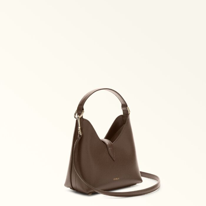 Minibolso Hobo Iride Marr&oacute;n   2