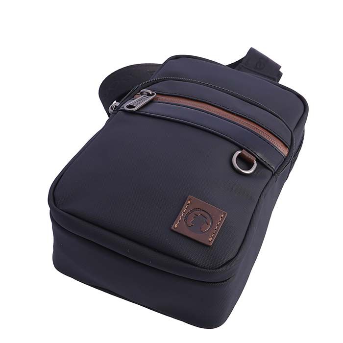 Bandolera Hombre Nylon Negro   6