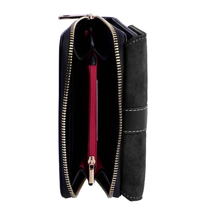 Cartera Ante Negro   5