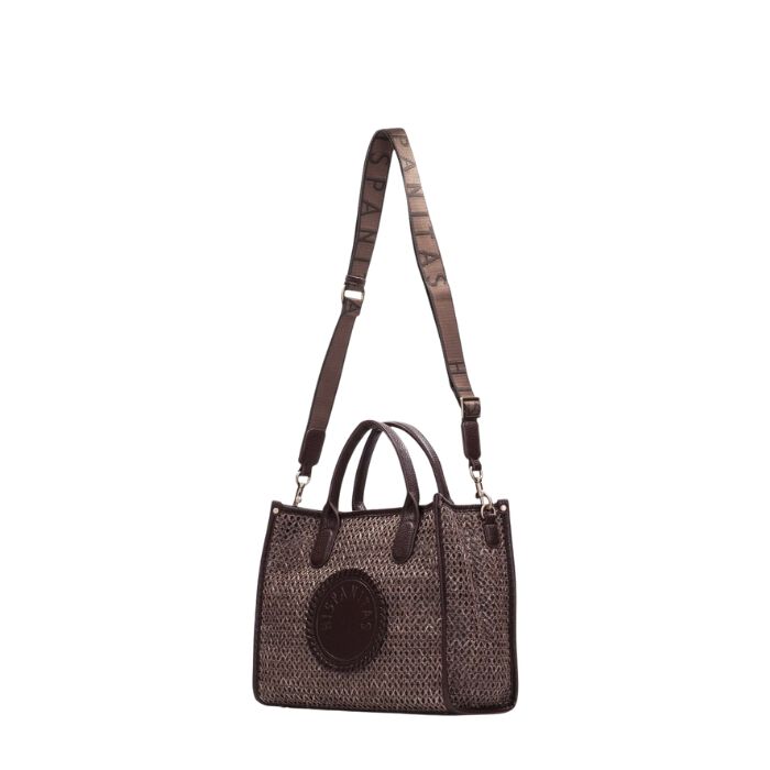Bolso Shopper Rafia Avellana   4