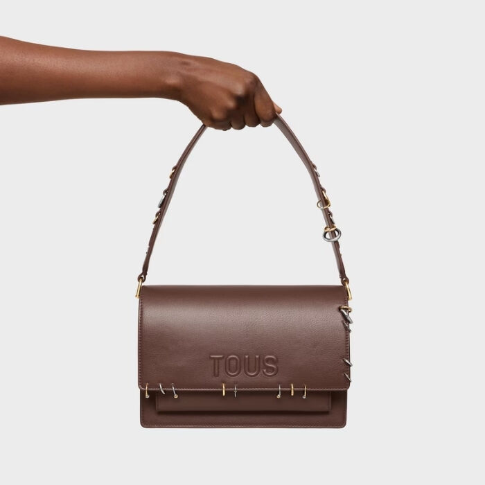 Bandolera Mediana Audree Earrings Marr&oacute;n   5