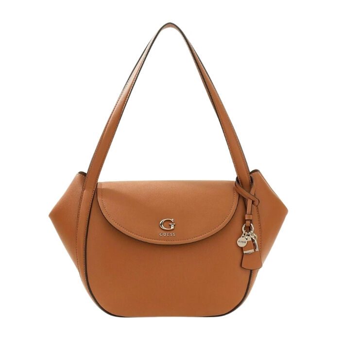 Bolso de Mano Coleen Flap Marr&oacute;n  
