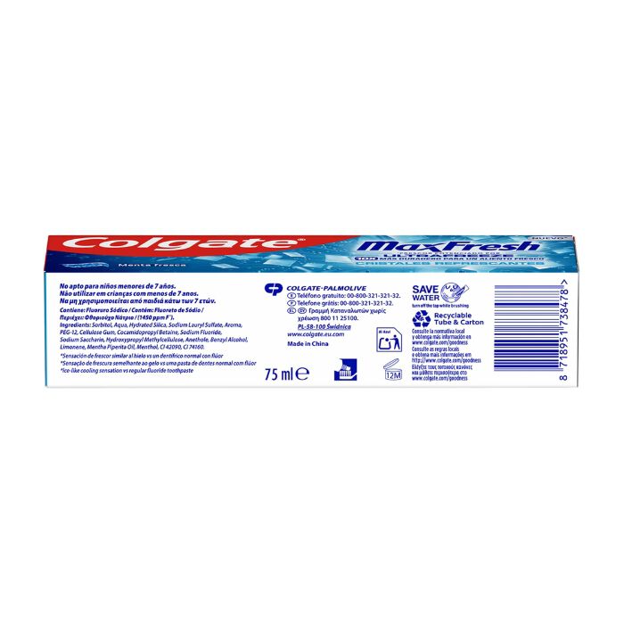Max Fresh Dent&iacute;frico  75ml-236814 1