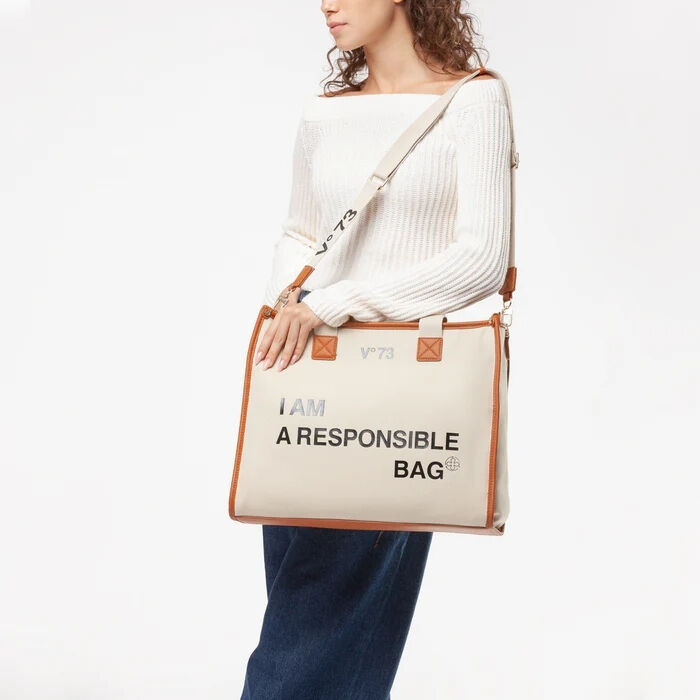 Bolso Shopper Responsibility Bis Crudo   1