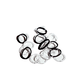 Mini Gomitas de Silicona Negro-Transparente  1ud.-231055 1