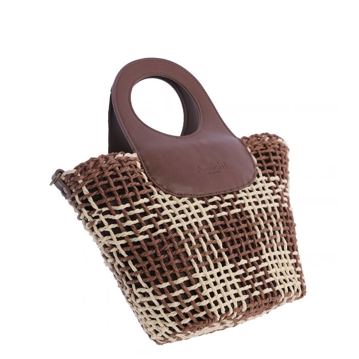 Bolso de Mano Necre Marr&oacute;n   4