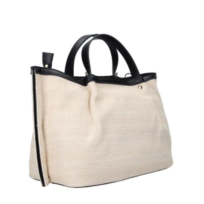 Bolso Shopper Seek Negro-Natural   3