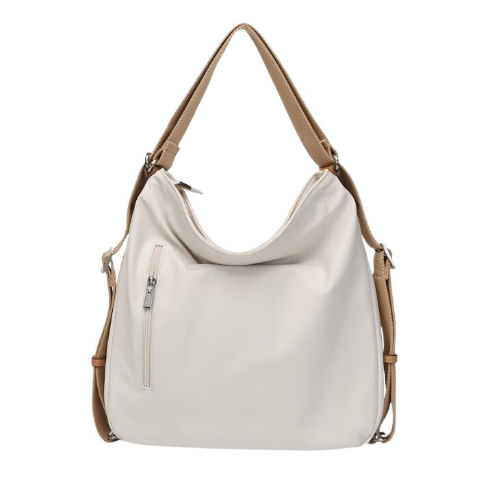 Bolso Mochila Beige   2