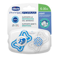 Chupete Physio Light Silicona Azul 6-16 Meses  2ud. 4