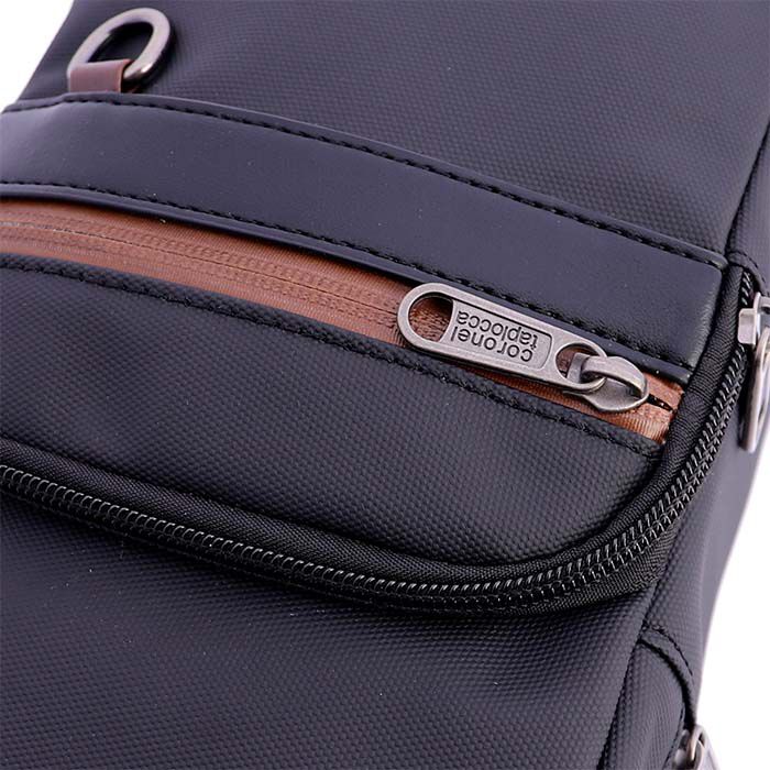 Bandolera Hombre Nylon Negro   3