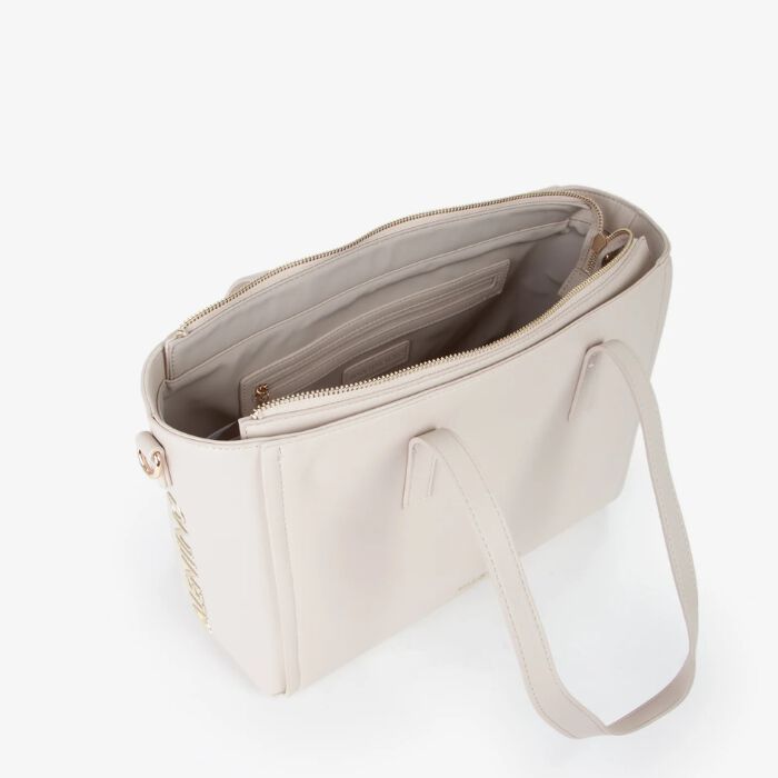 Bolso Shopper Fosca Re Crema   3