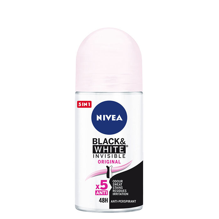 Invisible Black & White Desodorante Roll-on  50ml-167576 1