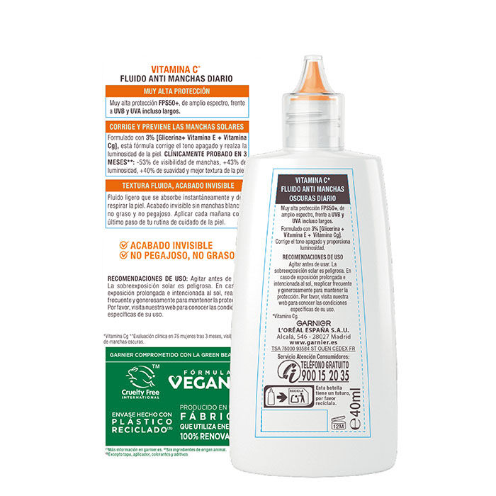 Super UV Fluido Facial Vitamina C SPF50+  40ml-219398 1