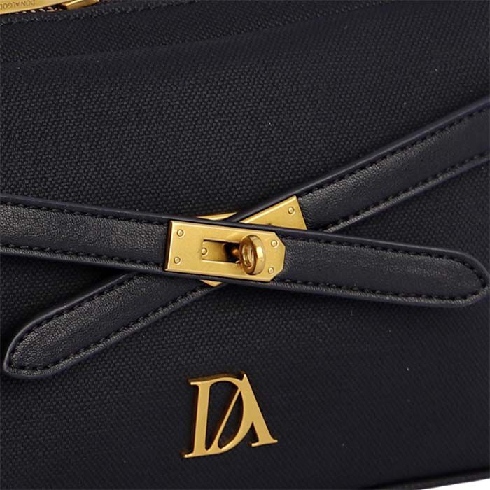 Bolso de Hombro Ajustable Negro   3