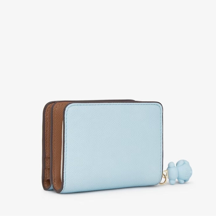 Billetera Audree Saffiano Azul Cielo   1
