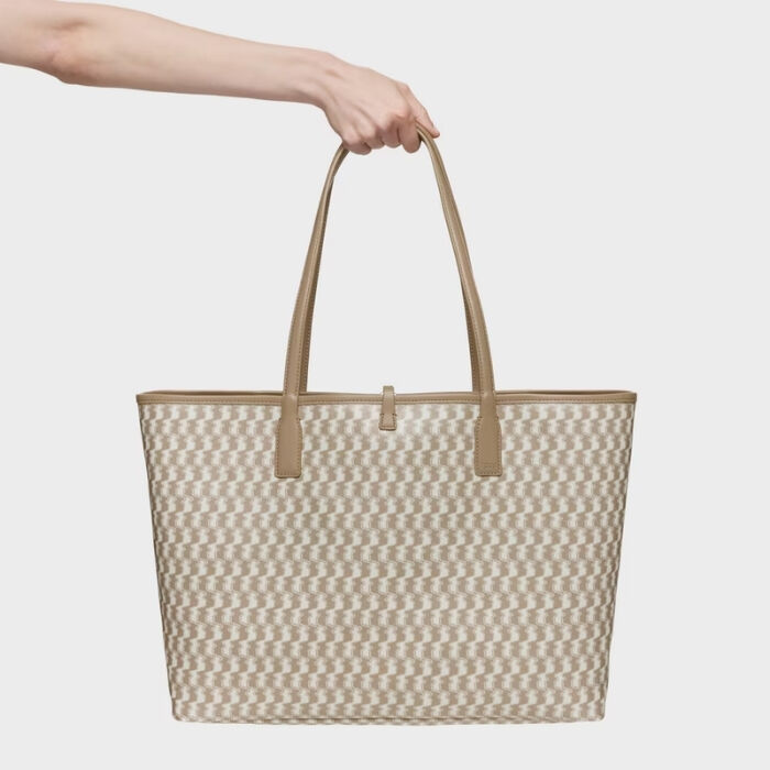 Bolso Capazo Grande Reversible Double Way Bear Beige   8