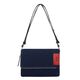Bandolera Mediana Audree Soft Azul Marino   0