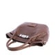 Bolso de Mano Trenzado Salina Marr&oacute;n   4