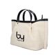 Bolso Shopper Seek Negro-Natural   1