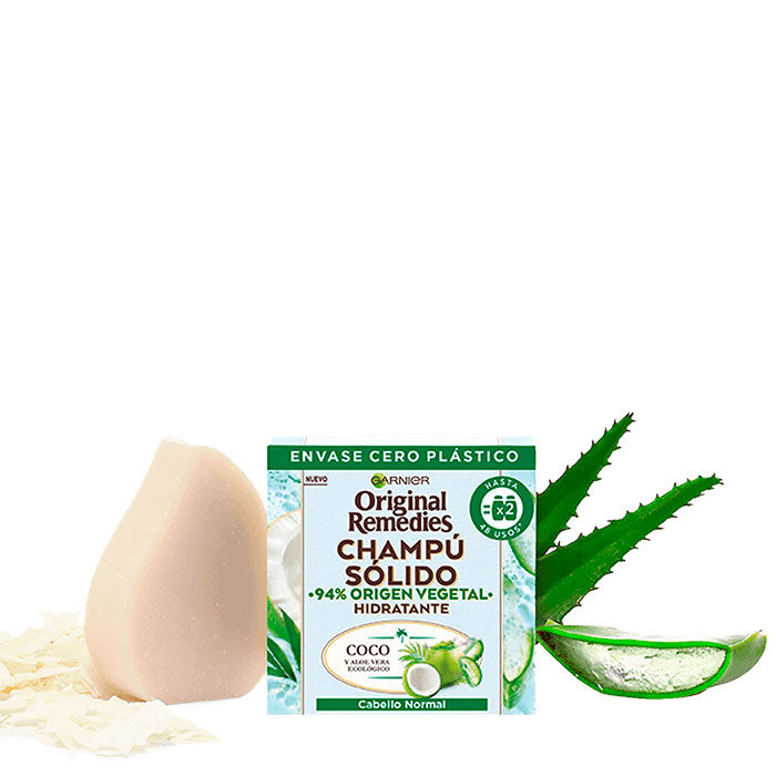 Coco y Aloe Vera Champú Sólido  60g-195024 1