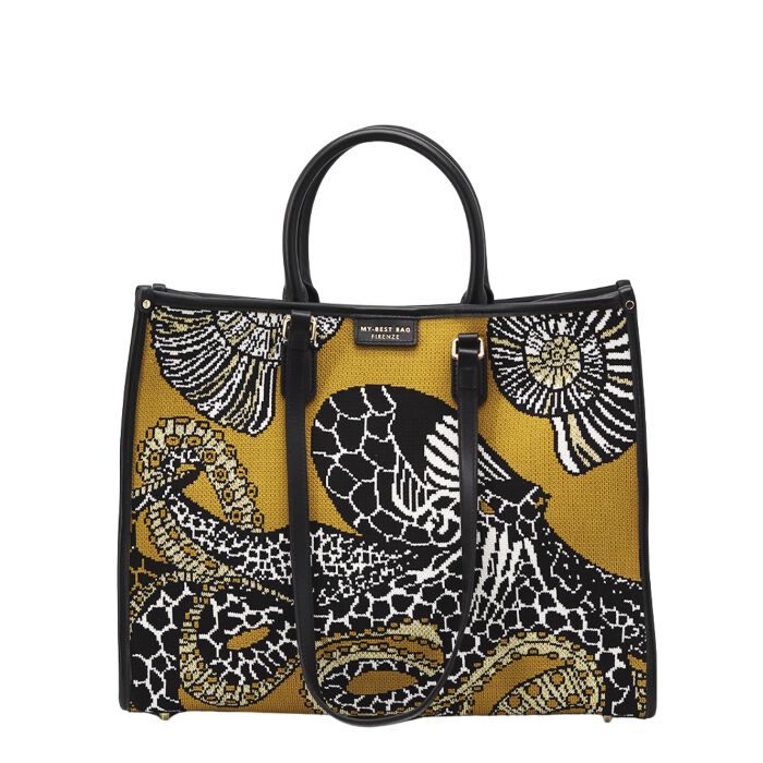 Bolso Tote Bordado Octopus  