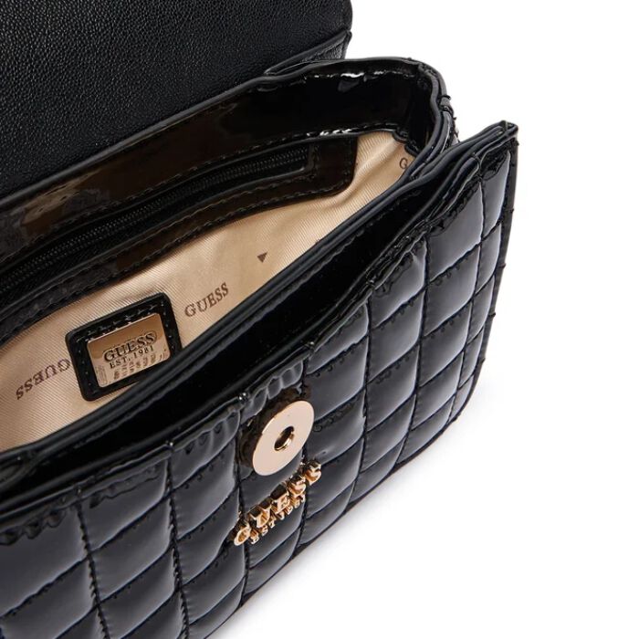 Bolso Bandolera Mini Nadira Charol Negro   3