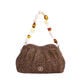 Bolso de Fiesta Mali Marr&oacute;n   7