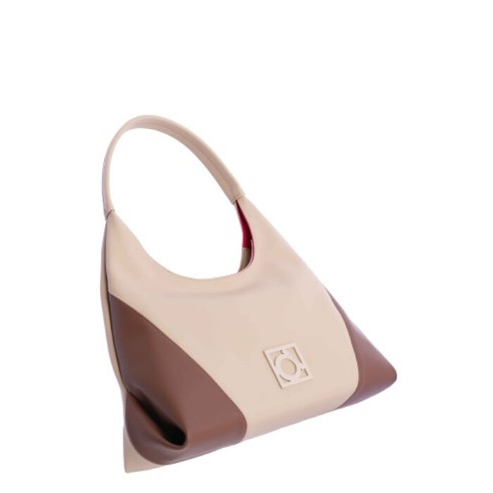 Bolso de Hombro Agadir Beige   4