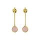 Pendientes Small Crisálida Cuarzo Rosa  T. Única-222985 3