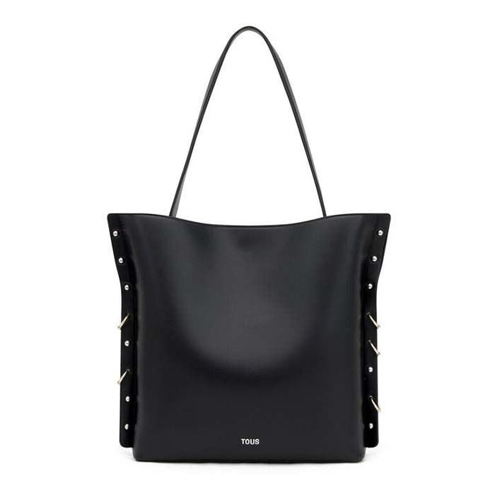 Bolso Tote Jewelry Studs Negro  
