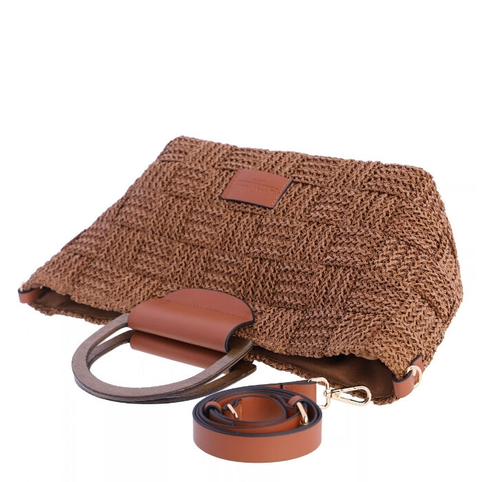 Bolso de Mano Parine Marr&oacute;n   4