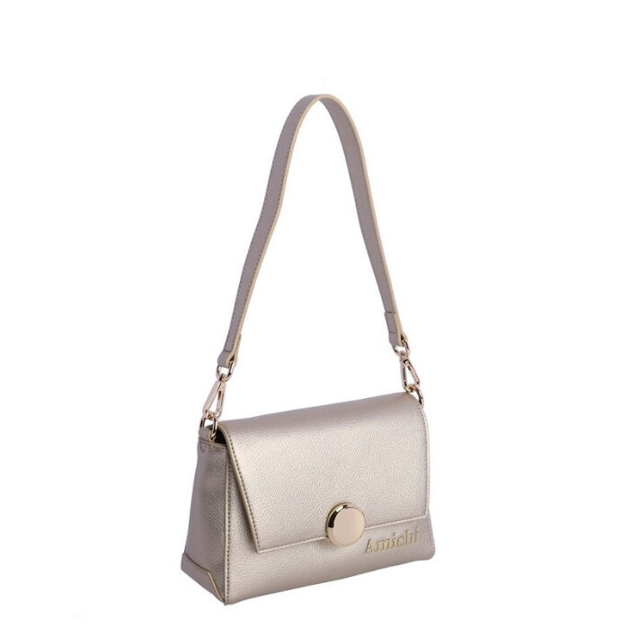 Bolso de Mano Esta&ntilde;o Dorado   2