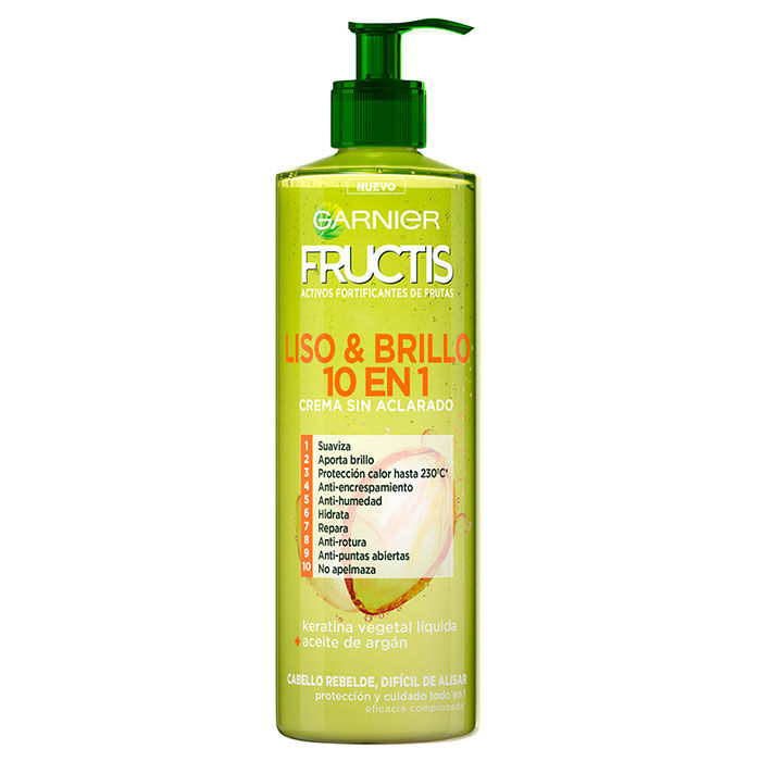 Liso & Brillo 10 en1 Crema Sin Aclarado  