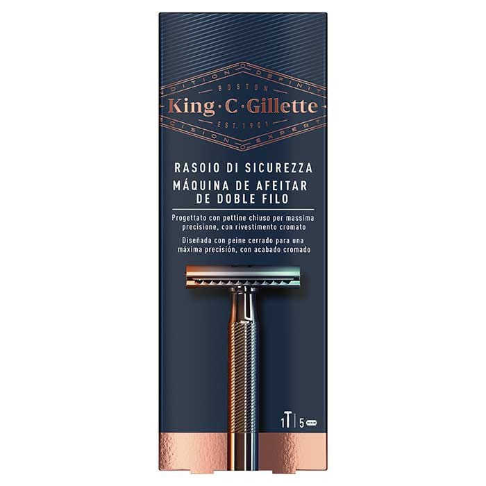 KING C. GILLETTE Maquinilla Doble Filo  1ud.-196873 1