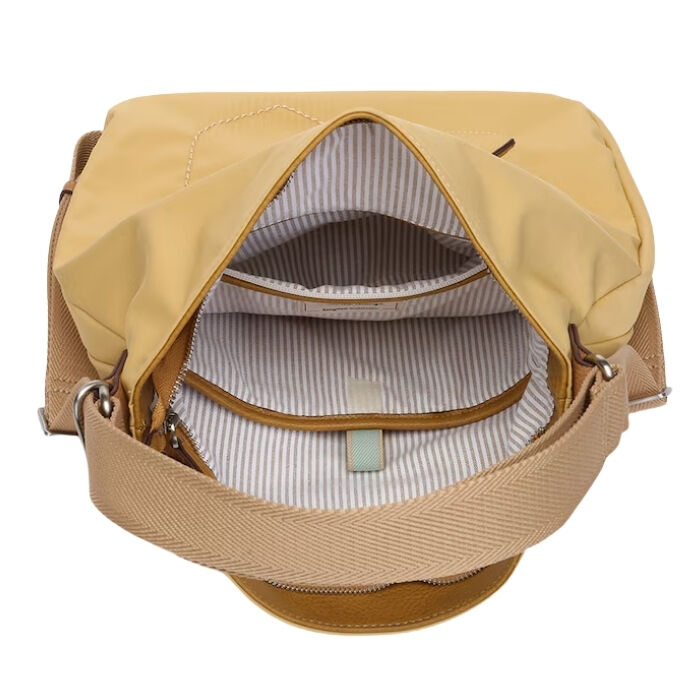 Bolso Mochila Amarillo   5