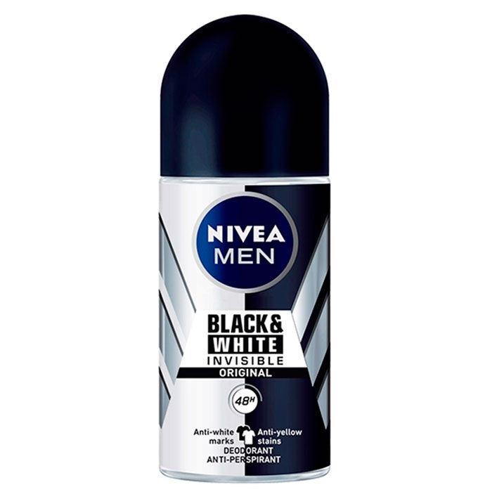 Invisible Black & White Desodorante Roll-on  50ml-167570 1