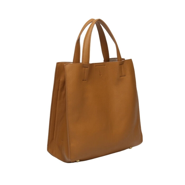 Bolso Shopper Oceans Diary Camel   1