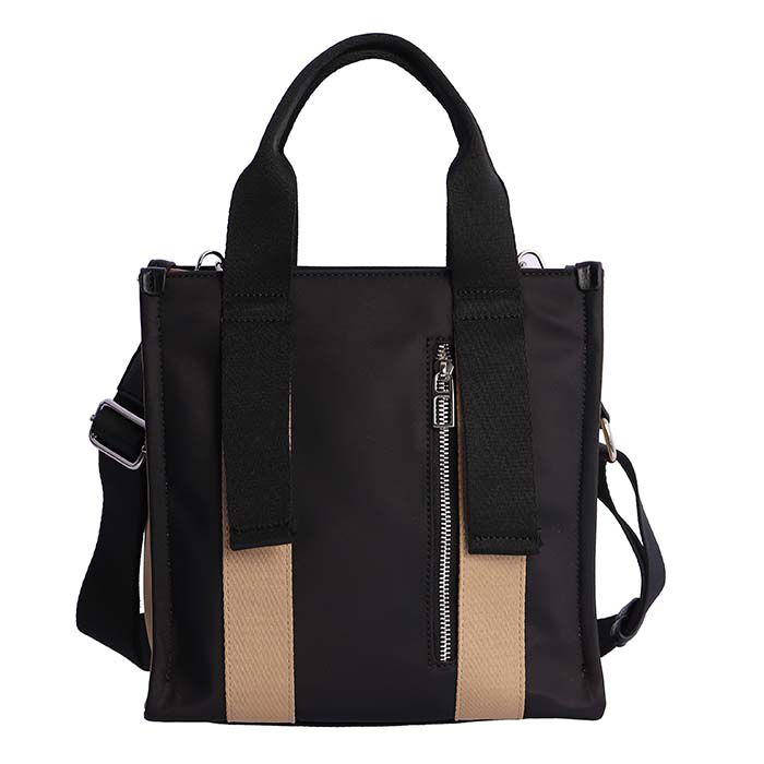 Bolso de Mano Nylon Negro   2