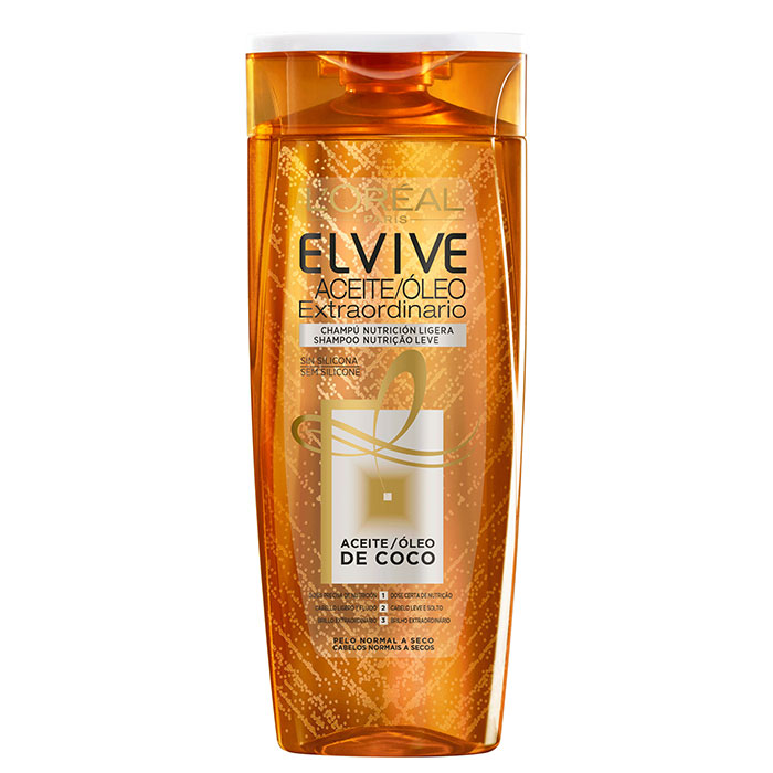 Elvive Aceite Extraordinario de Coco Champú