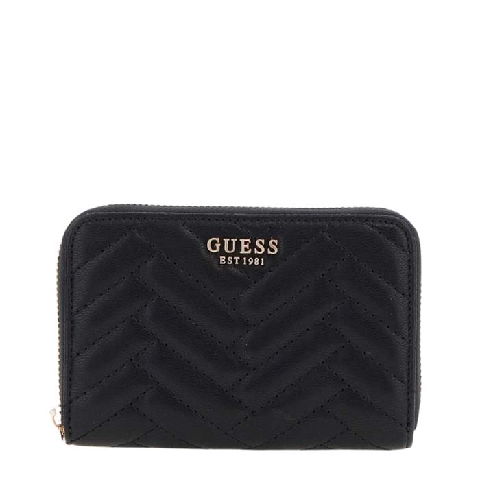 Guess Cartera Anning Pespunteada Black | Paco Perfumerías